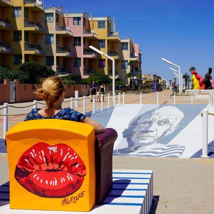T2 Vue Mer Palm Beach Le Barcarès المظهر الخارجي الصورة